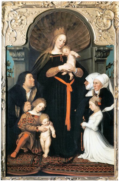 Madonna of the Burgomaster Meyer (Darmstadt Madonna) by Bartholomeaus Sarburgh